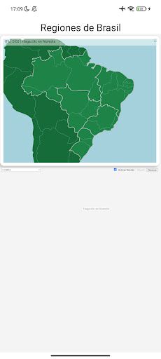 Regiones de Brasil Juego Mapa - Screenshot 1