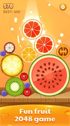Chain Fruit 2048 Puzzle Game - Screenshot 1