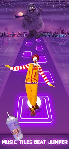 Grimace Shake Scary Tiles Hop - Screenshot 3