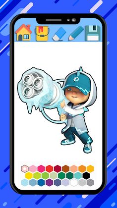 Boboiboy coloring cartoon game - Screenshot 4