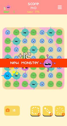 Merge puzzle Bacteria Hero - Screenshot 2