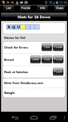 Crosswords - Screenshot 4