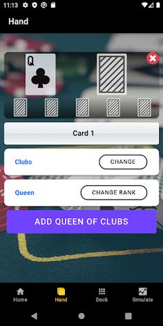 Poker Odds Emulator Lite - Screenshot 1