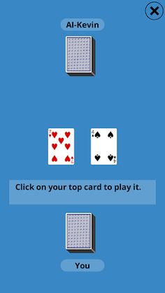 CardGames War - Screenshot 1