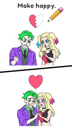 Draw Happy Villain : Fun Game - Screenshot 1