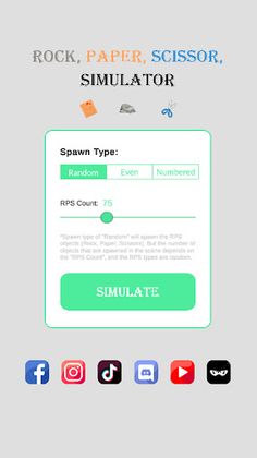Rock Paper Scissor - Simulator - Screenshot 2