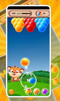 Help Kittu Pop Bubbles - Screenshot 1