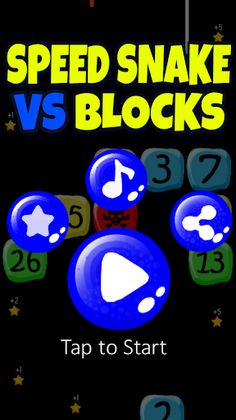 speed Snake vs blocks - Screenshot 1