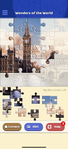 Wonders of the World Puzzle - Screenshot 3