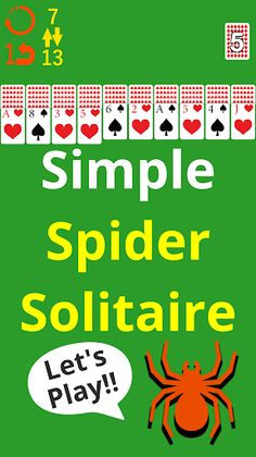 Spider Solitaire MINI - Screenshot 1