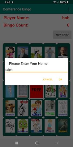 Conference Bingo - Screenshot 3