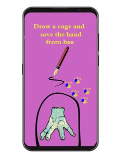 Save Wednesday Hand from bees - Screenshot 2