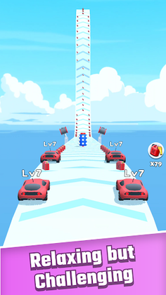 Merge Car Run - Evolution Race - Screenshot 1