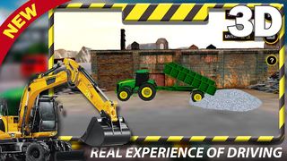 Excavator Road Builder - Crane - Screenshot 2