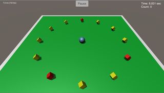 Collect the cubes - Screenshot 2