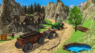 Tractor Trolley Cargo Game - Screenshot 1