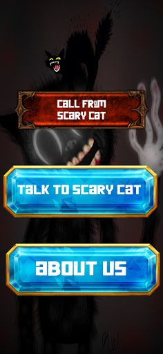 Scary Cat Cartoon Call Video a - Screenshot 1