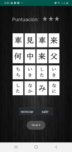 Memorizando Kanjis - Screenshot 2