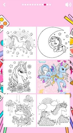 Unicorn Coloring Book - Screenshot 3