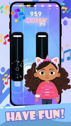 Gabby's Dollhouse Piano Tiles - Screenshot 1