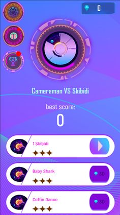 Cameraman vs Skibidi Tiles Hop - Screenshot 2