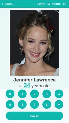 Guess The Celebrities Age - Screenshot 1