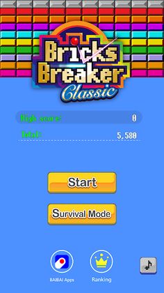 Bricks Breaker Classic :arcade - Screenshot 1