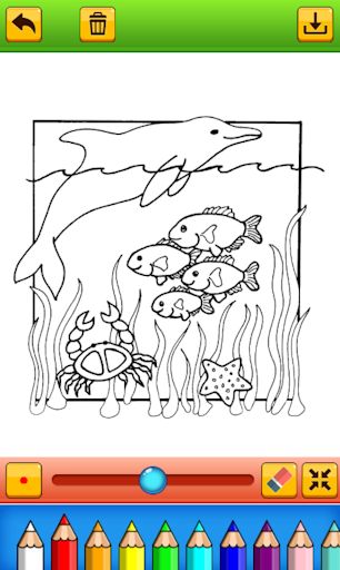 coloring beautiful scenery - Screenshot 2