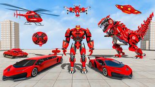 Dino Robot Transform Car Games - Screenshot 3