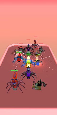 Merge Grima Monster Train Run - Screenshot 3