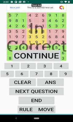 number place of 9 by 9 - Screenshot 2