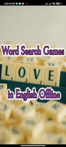 Word Search Games in English - Screenshot 1