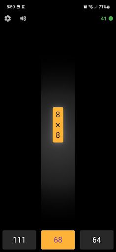 Slide Number - Math speed Game - Screenshot 1