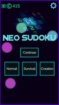 Neo Sudoku - Screenshot 1