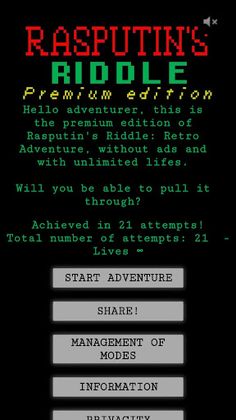 Rasputin's Riddle Premium Edit - Screenshot 1