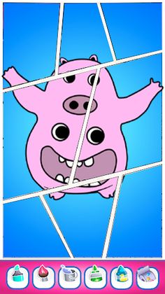 Chef Pigster coloring Book Pig - Screenshot 1