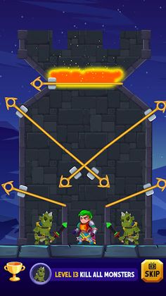 Hero Rescue - Pull Pin War - Screenshot 1