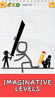 Draw 2 Save: Stickman Puzzle - Screenshot 1