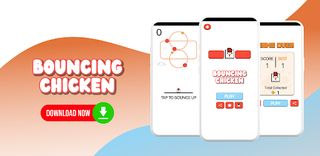 Bouncing Chicken - Screenshot 1