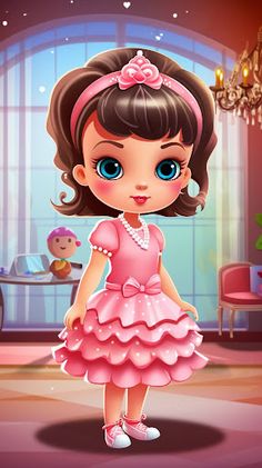 Little Girl Game Dress Up - Screenshot 4