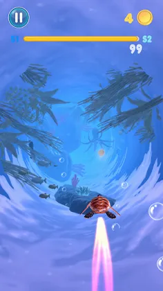 Blue Swirl: Endless Swimming - Screenshot 3