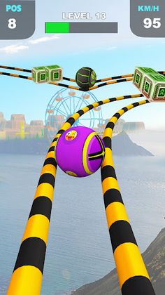 Sky Rolling Ball Go Rush - Screenshot 3