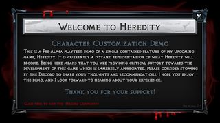 Heredity - Early Preview - Screenshot 1