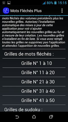 Mots Fléchés - Screenshot 2