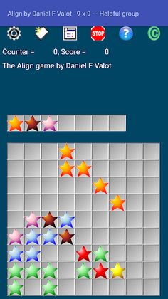 Align Lines solitare game - Screenshot 1