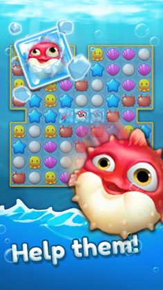 Ocean Friends : Match 3 Puzzle - Screenshot 2
