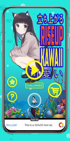 Cute Girl Rise Up - Screenshot 1