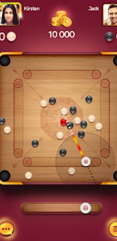 carrom pool carrom board game - Screenshot 1
