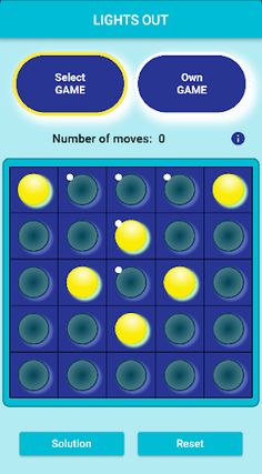 Lights out - solution - Screenshot 2