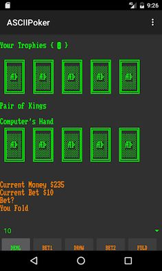 ASCIIPoker - Screenshot 4